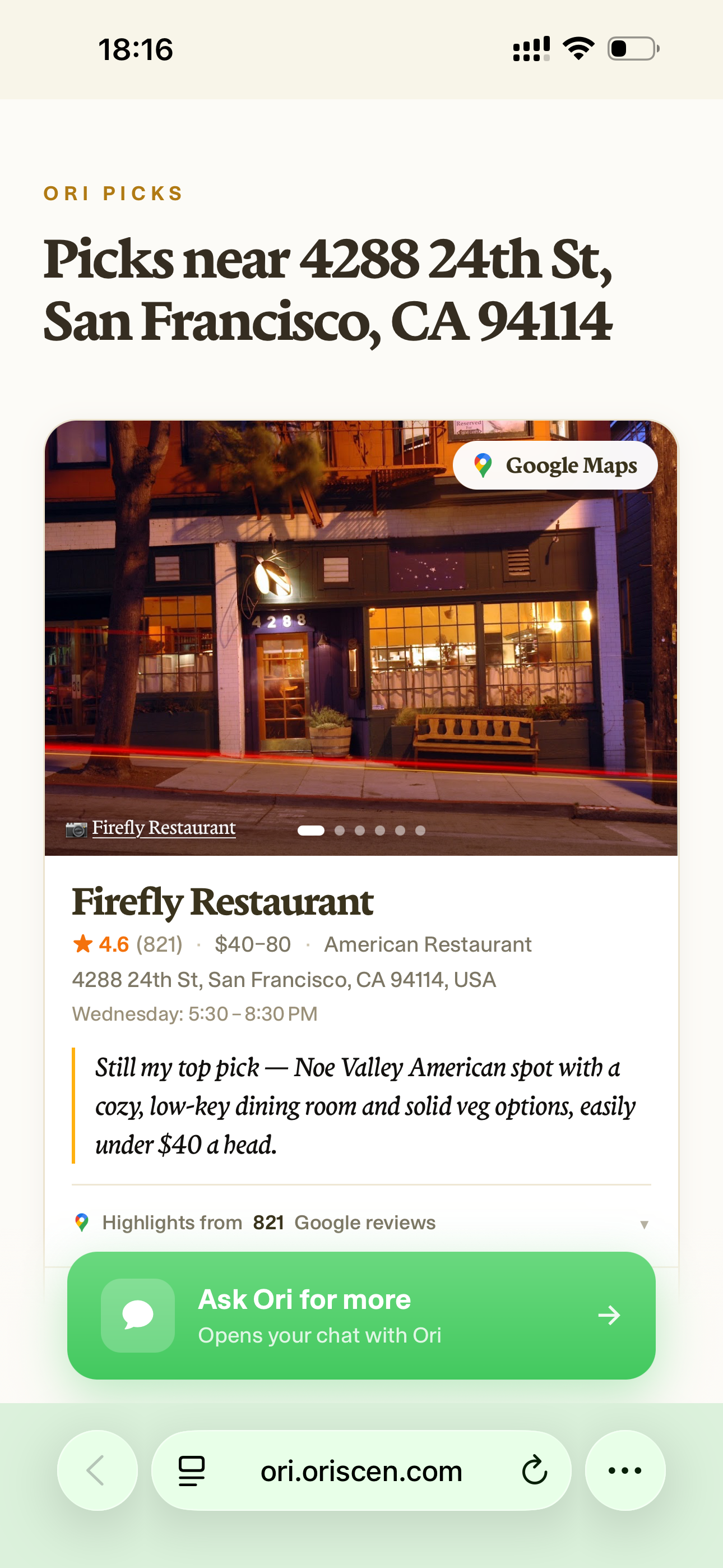 Riley’s Ori plan with three walkable stops in San Francisco